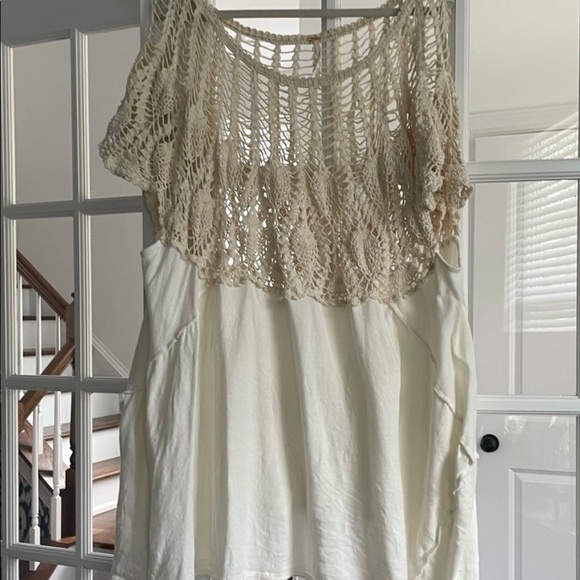 New free people tunic crochet oversized xs $168 - Picture 7 of 7